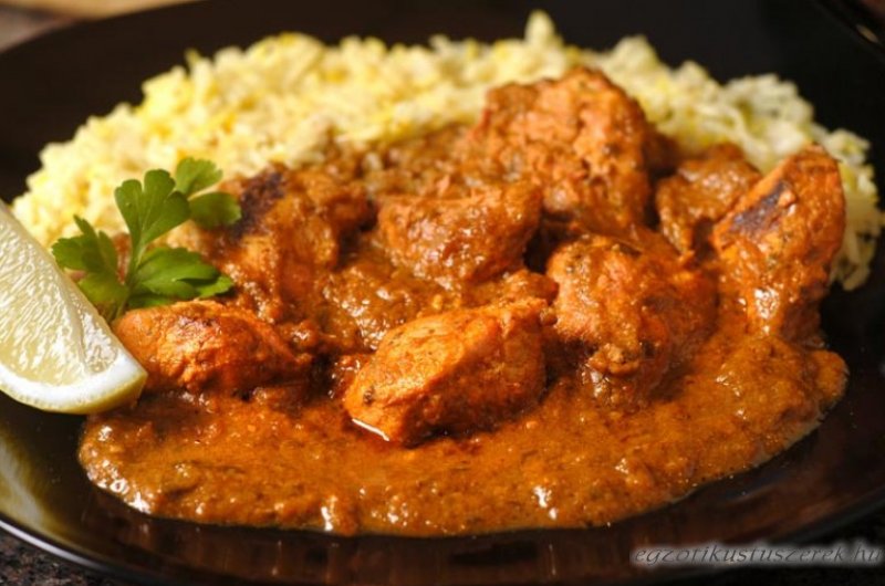 Madras Curry ételek